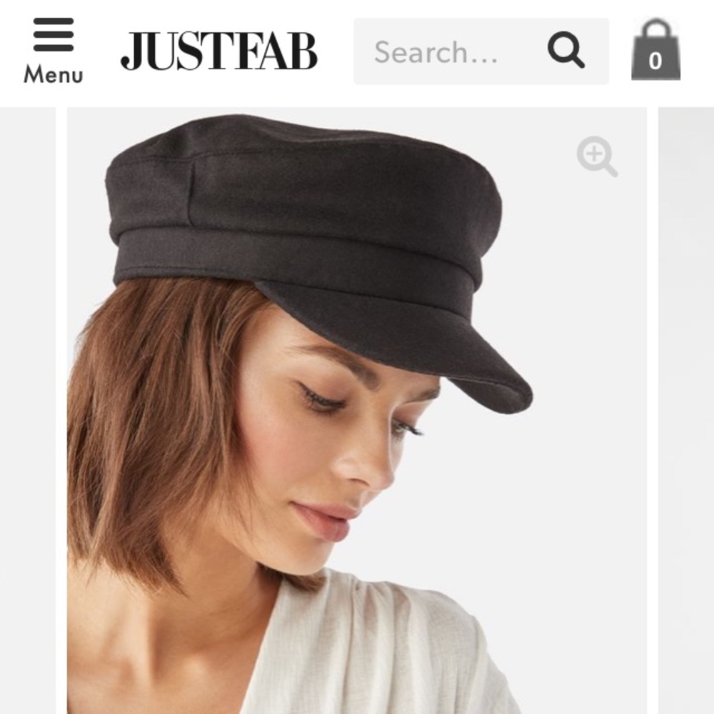 Black Cabby Hat